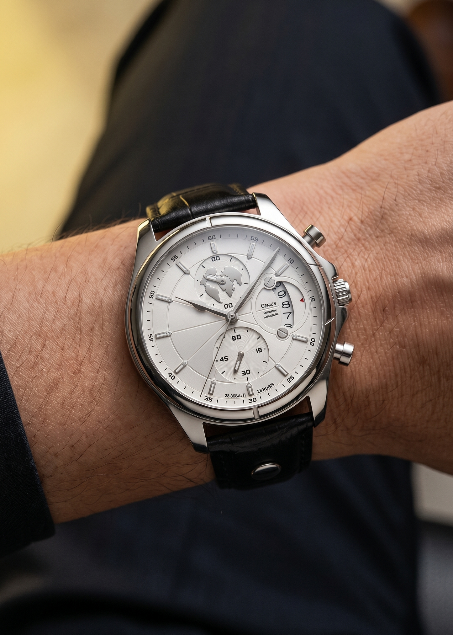 Meridian Chronograph – Weiß