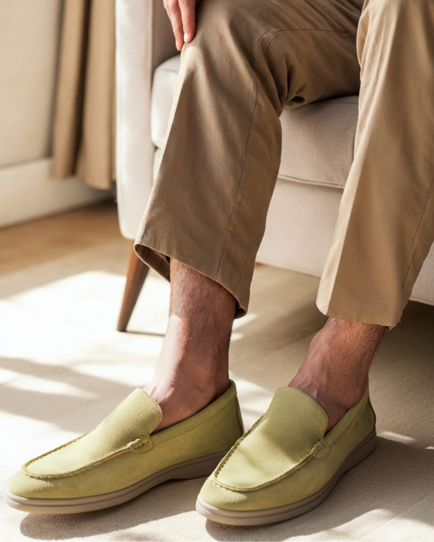 Loafer aus Premium-Wildleder
