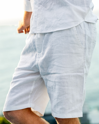 Premium-Leinenshorts