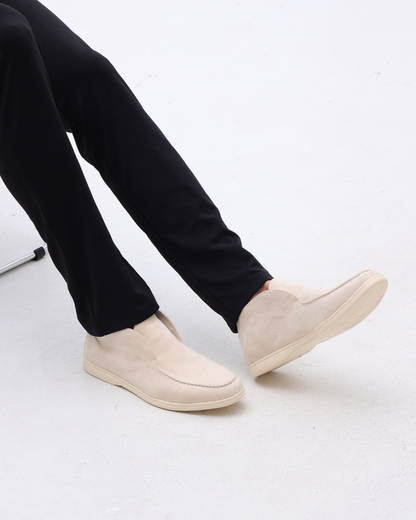 Hohe Wildleder-Loafer