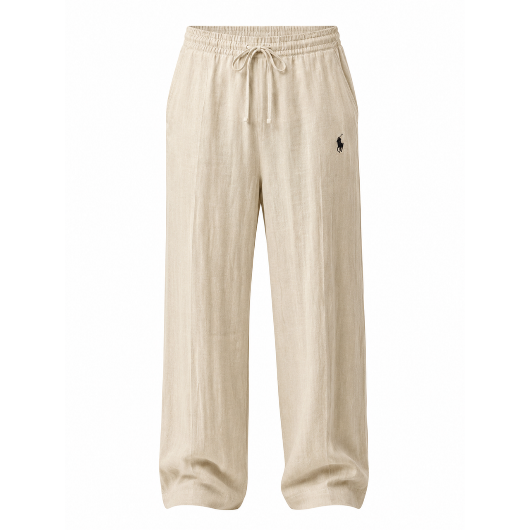 Sommerliche Leinenhose