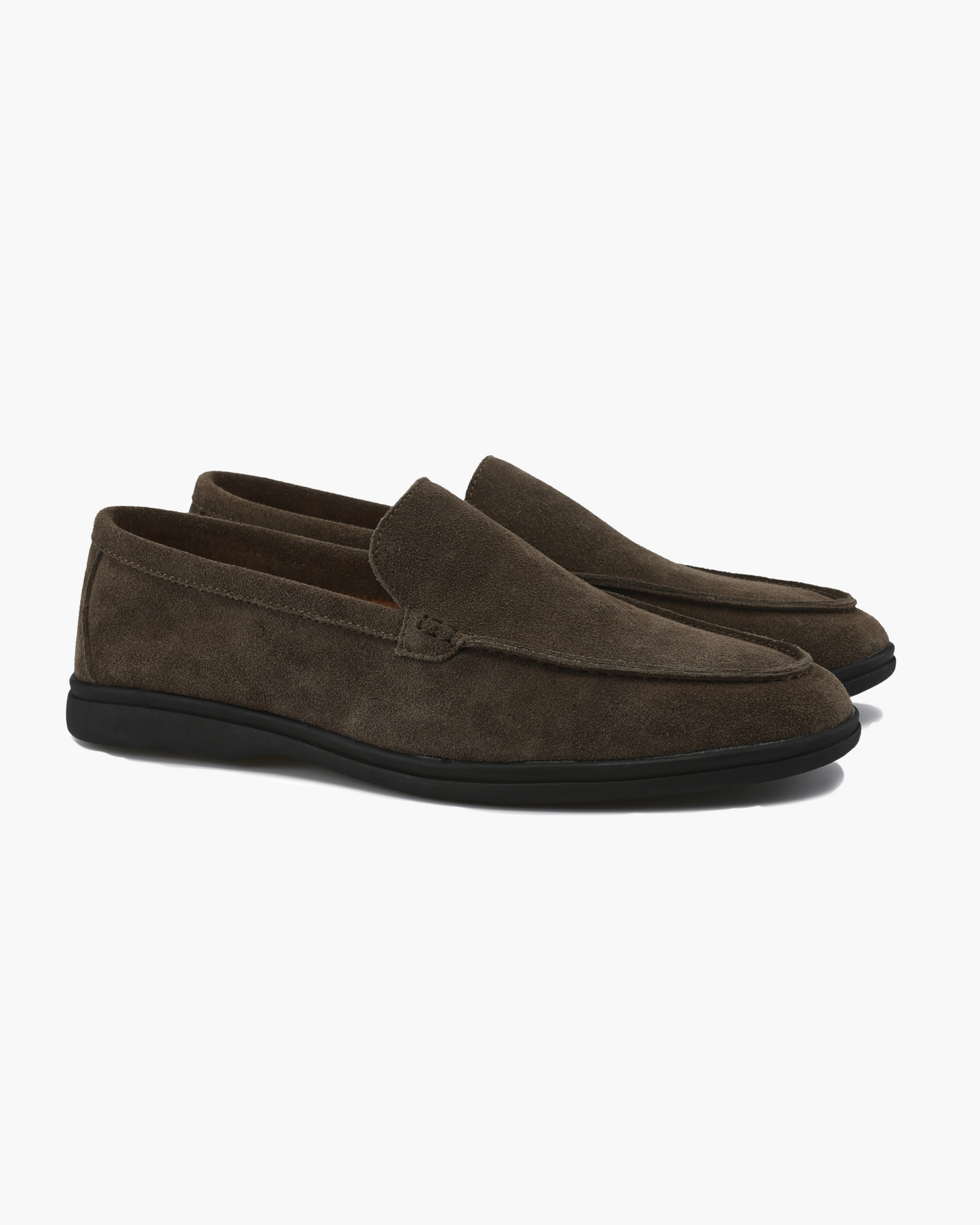 Premium Wildleder-Loafer – Schwarze Sohle
