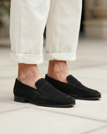 Wildleder Penny-Loafer