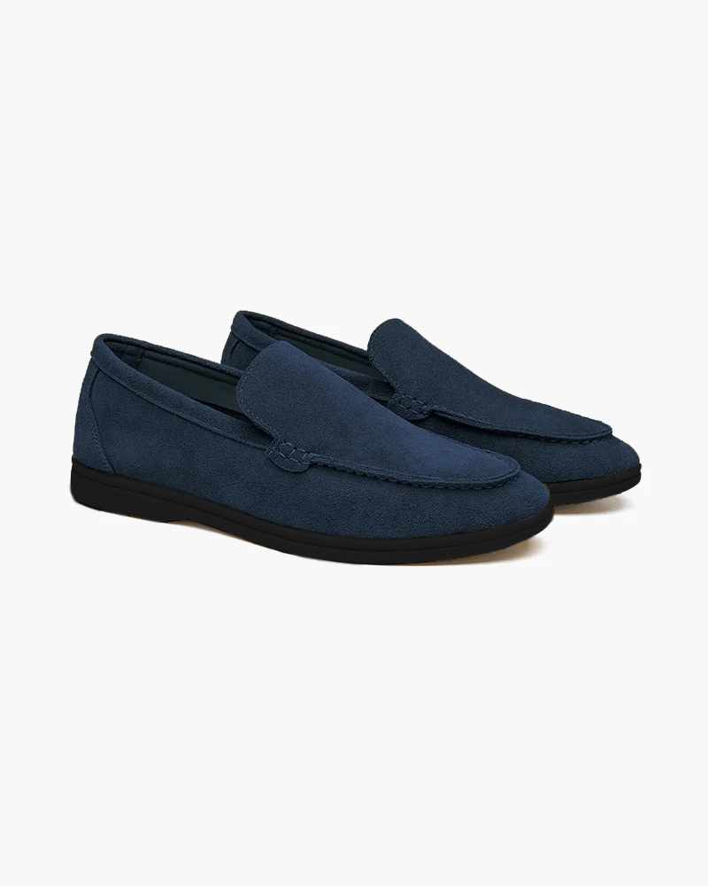 Premium Wildleder-Loafer – Schwarze Sohle
