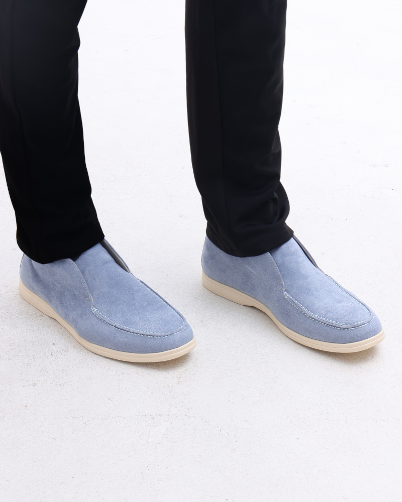 Hohe Wildleder-Loafer