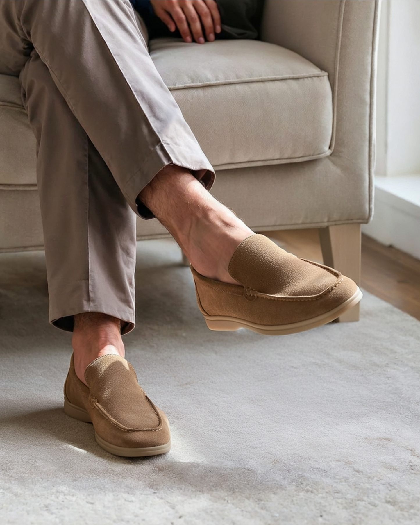 Loafer aus Premium-Wildleder