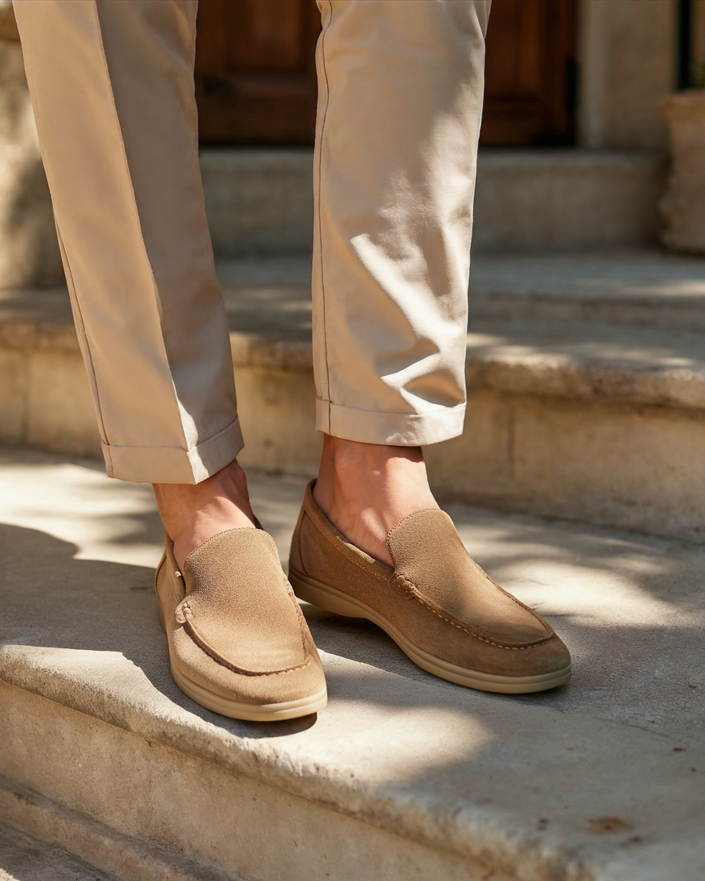 Loafer aus Premium-Wildleder
