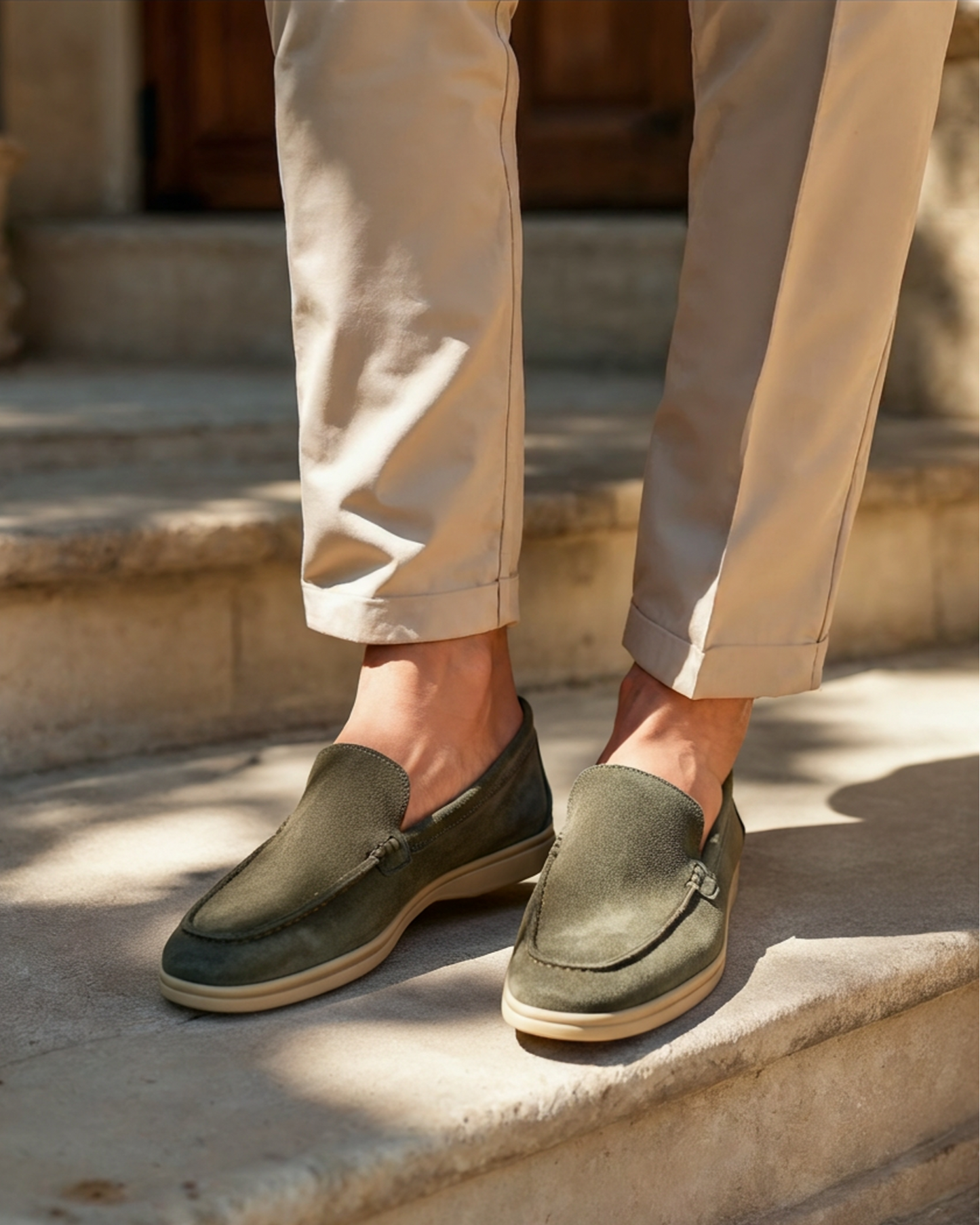 Loafer aus Premium-Wildleder